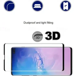 2 pcs Screen Protector For Samsung Galaxy S25 Ultra S25 Ultra Plus S24 Ultra Plus S23 S22 S21 S20 Ultra Plus FE S10 Tempered Glass 9H Hardness Anti Bubbles Anti-Fingerprint High Definition 3D Touch