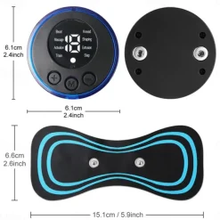 3/6 PCS Smart EMS Neck Massager Mini Neck and Back Stimulation Massager Portable Gel Pad Sticker thin