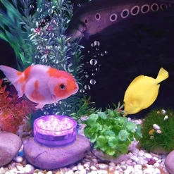 1/2/4 Pcs, Submersible LED Pool Lights with Infrared Sensor, Waterproof Underwater Pool Lights for Inground Pool ,Color Changing Underwater Lights for Ponds Battery Operated