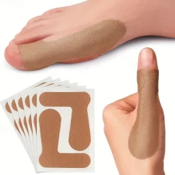 2 Pcs Waterproof Finger and Toe Protective Adhesive Bandages - Flexible and Breathable Blister Prevention Pads for Daily Use, Sports, and Outdoor Activities