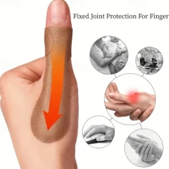 2 Pcs Waterproof Finger and Toe Protective Adhesive Bandages - Flexible and Breathable Blister Prevention Pads for Daily Use, Sports, and Outdoor Activities