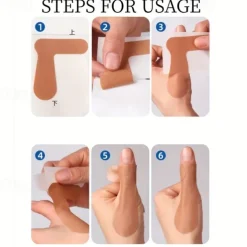 2 Pcs Waterproof Finger and Toe Protective Adhesive Bandages - Flexible and Breathable Blister Prevention Pads for Daily Use, Sports, and Outdoor Activities