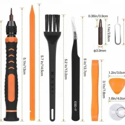 130 Piece Precision Screwdriver Kit Includes Torx T1 T2 T3 T4 T5 T6 T7 T8 T9 T10 T15 T20 and P2 P5 P6 Star Bits Ideal for iPhone Repairs