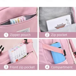 751 Pieces Back to School Supplies Kit for Kids K-12, School Essentials Supplies Set Bulk for Girls, Boys, Teachers. Includes Backpack, Pencils, Folders, Notebooks and Much More for Students All Ages