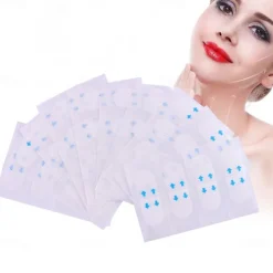 40 Pieces Invisible Thin Facial Stickers Tight Facial Line Wrinkle Sagging Skin V-Shape Face Lift Tape