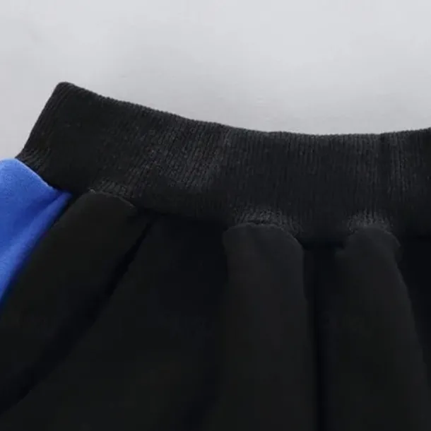 2 Pieces Kids Boys Hoodie & Pants Clothing Set Outfit Letter Long Sleeve Cotton Set Outdoor Fashion Daily Winter Fall 7-13 Years Blue Red