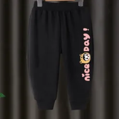 2 Pieces Kids Girls' Rainbow Crewneck Hoodie & Sweatpants Set Set Long Sleeve Active Outdoor Cotton 3-7 Years Spring Black unicorn sweater + nice black pants Black unicorn sweater + nice gray pants