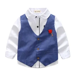 3 Pieces Ring Bearer Suit Boys Kids Suit Formal Suit Suit & Blazer Clothing Set School Formal Home Cool Gentle Plaid Print Black Wine Red Cotton