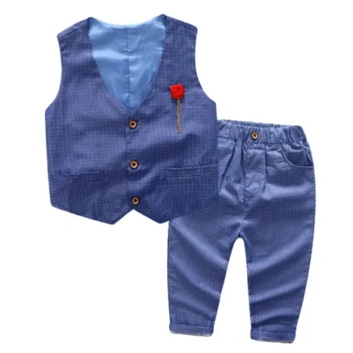 3 Pieces Ring Bearer Suit Boys Kids Suit Formal Suit Suit & Blazer Clothing Set School Formal Home Cool Gentle Plaid Print Black Wine Red Cotton