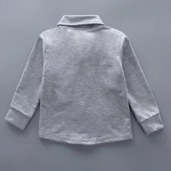 2 Pieces Ring Bearer Suit Boys Kids Shirt & Pants Clothing Set Outdoor Vacation Casual Fashion Casual Plaid Stripe White Gray Cotton