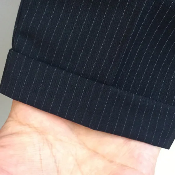 6 Pieces Ring Bearer Suit Boys Kids Suit Formal Suit Blazer & Vest & Pants & Brooch & Tie Shirt & Pants Formal Party Valentines Fashion Cool Stripe Pocket Black Polyester