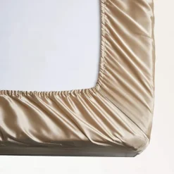 4 Pieces Satin Sheet Sets Hotel Luxury Silky Bed Sheets Soft Premium Satin Sheets Wrinkle & Fade Resistant Bedding Set Sheet Set, Include 1 Deep Pocket Fitted Sheet(12inch),1 Flat Sheet, 2 Pillowcases