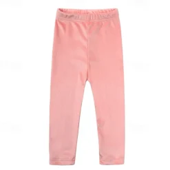 2 Pieces Toddler Girls' Solid Color Crewneck Hoodie & Sweatpants Set Set Long Sleeve Sports Outdoor 3-7 Years Fall Champagne Pink Blue