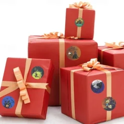 500 pieces/roll Halloween Pumpkin Round Sticker Envelope Sealing Labels Sticker Halloween Party Favors Supplies