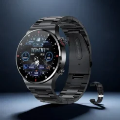 696 QW33 Smart Watch Fitness Tracker ECG PPG Bluetooth Call Reminder Android iOS IP67 46mm 1.28