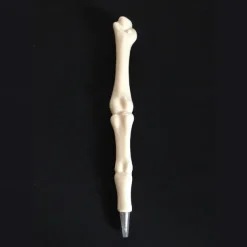 6 Random Creative Novel Stationery Supplies Realistic Bone Shaped Ballpoint Pens Halloween Party Supplies