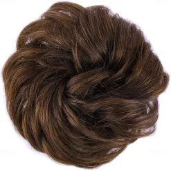 100% Remy Human Hair Messy Bun Extension Messy Hair Bun Hair Scrunchies Extension Curly Wavy Messy 100% Remy Human Hair Extensions Chignon for Women Updo Hairpiece