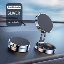 720° Rotating Magnetic Car Phone Holder Foldable Universal Stand For IPhone GPS