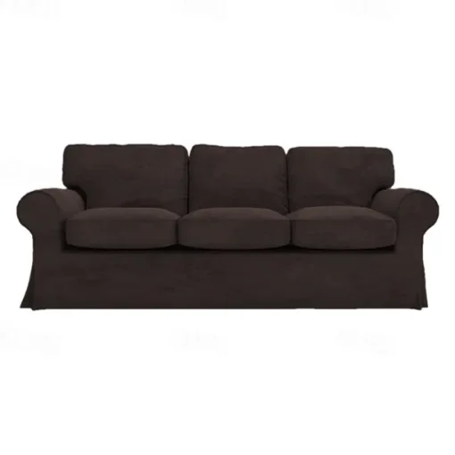 3 Seat Sofa Cover, 100 Cotton Couch Cover with 3 Cushion Cover and 3 Backrest Cover, Slipcover Washable Furniture Protector LITB PRIME cover Ektcover