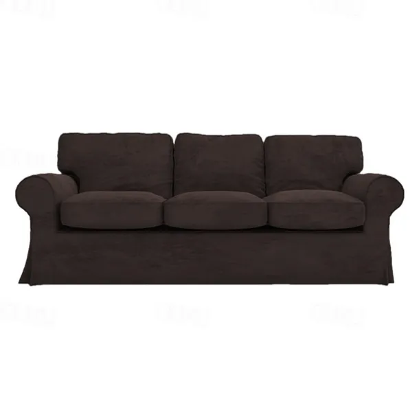 3 Seat Sofa Cover, 100 Cotton Couch Cover with 3 Cushion Cover and 3 Backrest Cover, Slipcover Washable Furniture Protector LITB PRIME cover Ektcover