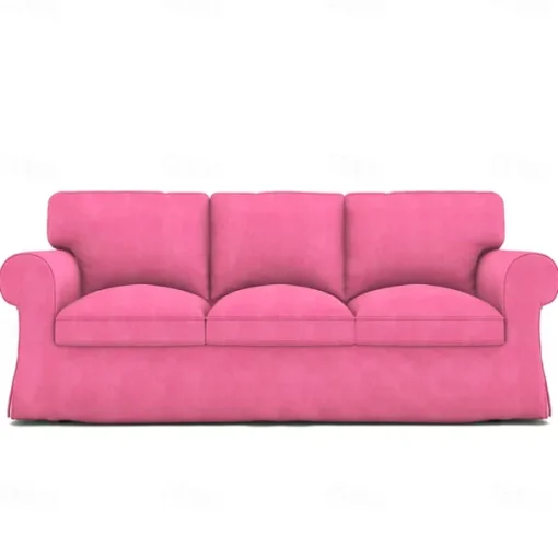 3 Seat Sofa Cover, 100 Cotton Couch Cover with 3 Cushion Cover and 3 Backrest Cover, Slipcover Washable Furniture Protector LITB PRIME cover Ektcover