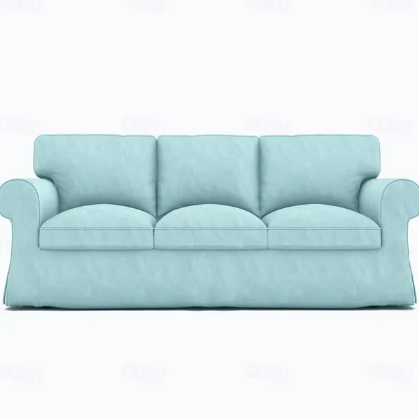 3 Seat Sofa Cover, 100 Cotton Couch Cover with 3 Cushion Cover and 3 Backrest Cover, Slipcover Washable Furniture Protector LITB PRIME cover Ektcover