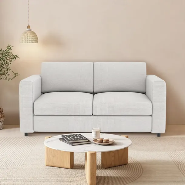 2 Seat Sofa Cover Solid Color Slipcovers VIMcover LITB PRIME cover