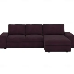 3 Seater 4 Seater Sofa Cover L Shaped with Armrests Solid Color Quilted Polyester Slipcovers KIVcover LITB PRIME cover