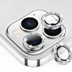 1 Set Camera Lens Protector For Apple iPhone 16 iPhone 15 Pro Max Plus iPhone 14 13 12 11 Pro Max Mini SE X XR XS Max 8 7 Plus Tempered Glass 9H Hardness Anti-Fingerprint High Definition Diamond