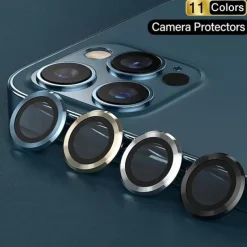 1 Set Camera Lens Protector For Apple iPhone 16 15 14 Pro Max Plus iPhone 16 iPhone 15 Pro Max Plus Tempered Glass 9H Hardness Anti Bubbles Anti-Fingerprint High Definition Explosion Proof
