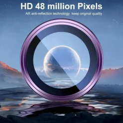 1 Set Camera Lens Protector For Apple iPhone 16 15 14 Pro Max Plus iPhone 16 iPhone 15 Pro Max Plus Tempered Glass 9H Hardness Anti Bubbles Anti-Fingerprint High Definition Explosion Proof