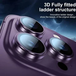1 Set Camera Lens Protector For Apple iPhone 16 15 14 Pro Max Plus iPhone 16 iPhone 15 Pro Max Plus Tempered Glass 9H Hardness Anti Bubbles Anti-Fingerprint High Definition Explosion Proof