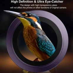 1 Set Camera Lens Protector For Apple iPhone 16 15 14 Pro Max Plus iPhone 16 iPhone 15 Pro Max Plus Tempered Glass 9H Hardness Anti Bubbles Anti-Fingerprint High Definition Explosion Proof