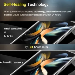 3 Sets Screen Protector + Camera Lens Protector For Samsung Galaxy Z Fold 7 Z Fold 6 Z Fold 5 Z Fold 4 Z Fold 3 TPU Hydrogel 9H Hardness Self-healing Anti-Fingerprint High Definition 3D Touch