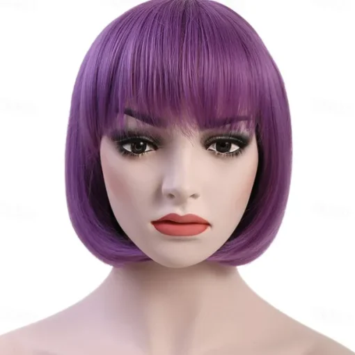 10 Short Straight Hair Flapper Cosplay Costume Bob Wig Halloween Wig St.Patrick's Day Wigs