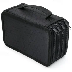 72 Slots Pencil Case Handy Large Capacity Oxford Multi-Layer Zipper Pencil Bag for Color Pen, Colored Pencils, Watercolor Pens, Makeup Brush, Cosmetic Brushes, Gel Pen, etc