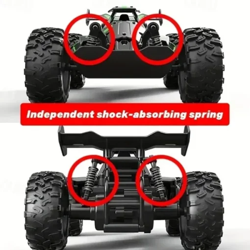 118 Small High-speed Off-road 2.4 G Remote Control Car Drifting 15KM/H Adapted To The Anti-collision Setting Of The Various Sections Of The Road Rubber Large Tire