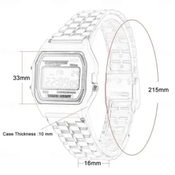 68 Smart Watch 1.29 inch Smartwatch Fitness Running Watch Bluetooth Chronograph Dual Time Zones Compatible with Android iOS IP 67 Men Sports Waterproof