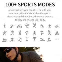 696 T97 Smart Watch 1.39 inch Smart Band Fitness Bracelet Bluetooth Pedometer Call Reminder Sleep Tracker Compatible with Android iOS Men Hands-Free Calls Message Reminder Watches with Earbuds IP 67