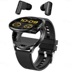 696 T97 Smart Watch 1.39 inch Smart Band Fitness Bracelet Bluetooth Pedometer Call Reminder Sleep Tracker Compatible with Android iOS Men Hands-Free Calls Message Reminder Watches with Earbuds IP 67