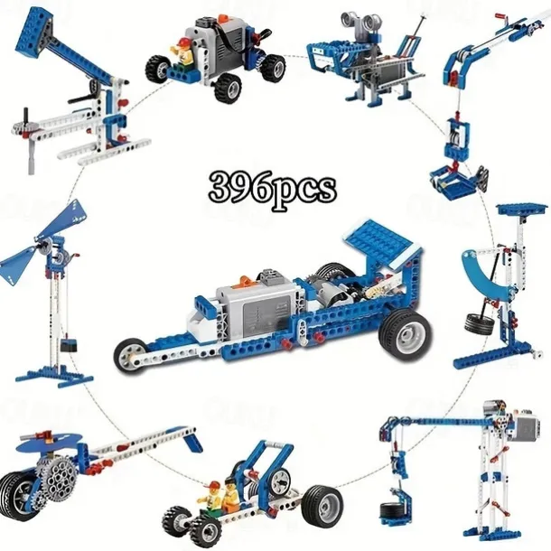 9686 Technical Parts Multi Technology Programming Educational Building Blocks Power Function Set for School Students(396pc)
