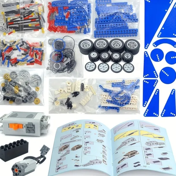 9686 Technical Parts Multi Technology Programming Educational Building Blocks Power Function Set for School Students(396pc)
