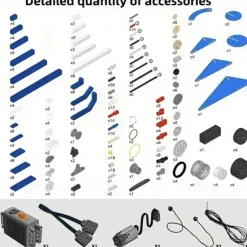 9686 Technical Parts Multi Technology Programming Educational Building Blocks Power Function Set for School Students(396pc)