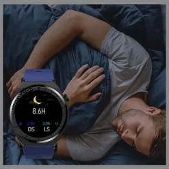 696 TK62 Smart Watch 1.42 inch Smartwatch Fitness Running Watch Bluetooth ECG+PPG Pedometer Call Reminder Compatible with Android iOS Women Men Hands-Free Calls Message Reminder IP 67 47mm Watch Case