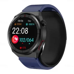 696 TK62 Smart Watch 1.42 inch Smartwatch Fitness Running Watch Bluetooth ECG+PPG Pedometer Call Reminder Compatible with Android iOS Women Men Hands-Free Calls Message Reminder IP 67 47mm Watch Case