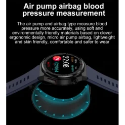 696 TK62 Smart Watch 1.42 inch Smartwatch Fitness Running Watch Bluetooth ECG+PPG Pedometer Call Reminder Compatible with Android iOS Women Men Hands-Free Calls Message Reminder IP 67 47mm Watch Case