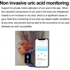 696 TK63 Smart Watch 1.91 inch Smartwatch Fitness Running Watch Bluetooth ECG+PPG Temperature Monitoring Pedometer Compatible with Android iOS Men Hands-Free Calls Message Reminder Custom Watch Face