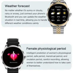 696 TN88 Smart Watch 1.43 inch Smart Band Fitness Bracelet Bluetooth Pedometer Call Reminder Sleep Tracker Compatible with Android iOS Women Men Hands-Free Calls Message Reminder IP 67 43mm Watch Case