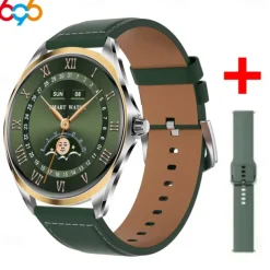 696 TN88 Smart Watch 1.43 inch Smart Band Fitness Bracelet Bluetooth Pedometer Call Reminder Sleep Tracker Compatible with Android iOS Women Men Hands-Free Calls Message Reminder IP 67 43mm Watch Case