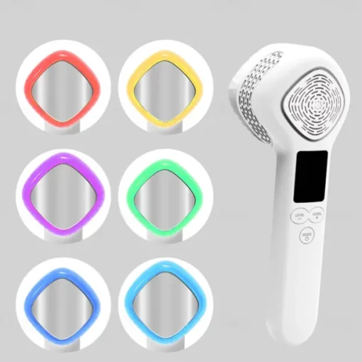-5 To 48 Degree Large Ice Hammer Face Massager Face Lifting Beauty Instrument 6 Colors Photon Light Therapy for Skin Rejuvenation